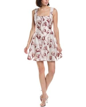 MILLY Erin Mini Dress - Pink