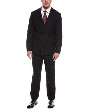Brunello Cucinelli 2pc Cashmere & Silk-blend Suit - Black