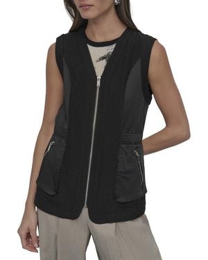DKNY Matte Vest - Black