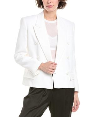 Michael Kors Cutoff Blazer - White