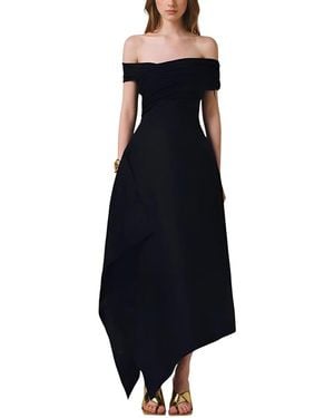 Amanda Royal Midi Dress - Blue