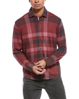 Stone Rose Technical Performance Fleece Shirt - Red