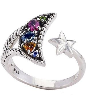 Samuel B. 0.52 Ct. Tw. Gemstone Moon & Star Ring - White