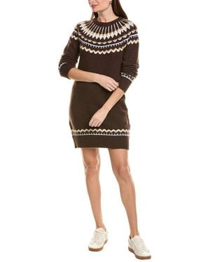 HUNTER Fairisle Sweaterdress - Black
