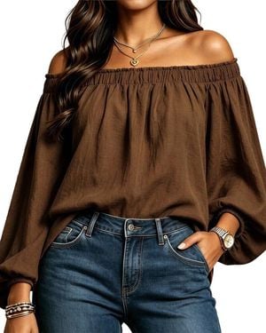 Tedora Top - Brown