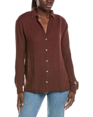 Michael Stars Leo Shirt - Brown