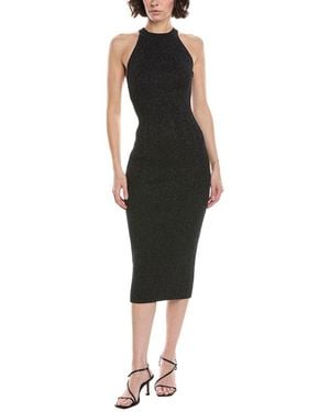 Michael Stars Giselle Halter Midi Dress - Black