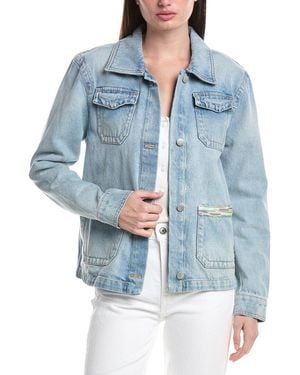 Missoni Ombre Trim Denim Jacket - Blue