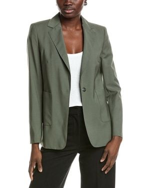 Akris Punto Wool-Blend Blazer - Green