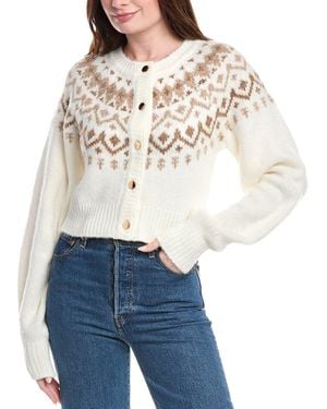 Toccin Robin Fairisle Wool-Blend Cardigan - Blue
