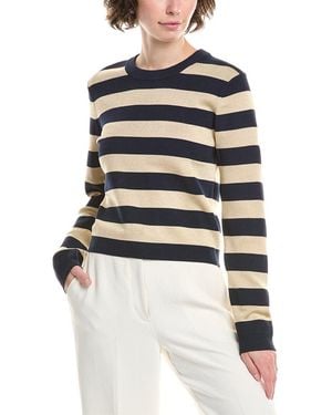 MICHAEL Michael Kors Metallic Rugby Top - White