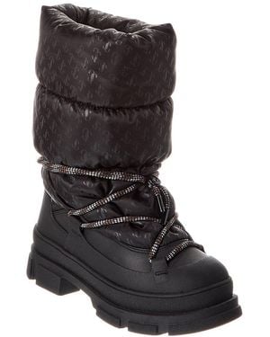 Jimmy Choo Yeda Puffy Nylon & Leather Boot - Black