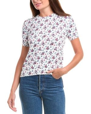 Brooks Brothers Floral Sweater - Blue