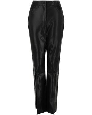 Givenchy Split Leather Pant - Black