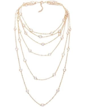 Saachi Layered Necklace - White