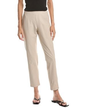 Eileen Fisher Slim Ankle Pant - Natural