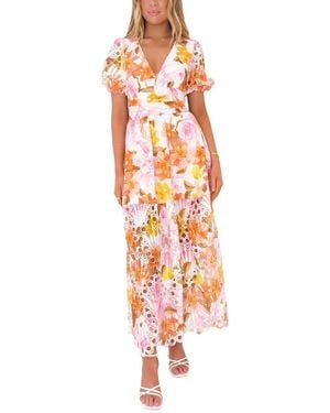 AMINA GLAM Maxi Dress - White