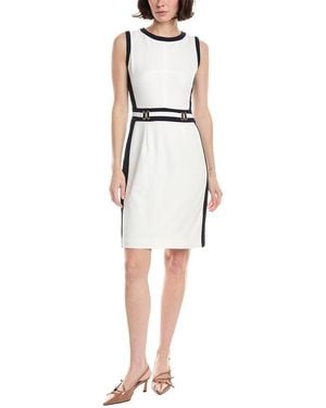 Tahari Sheath Dress - White