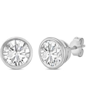 Diana M. Jewels Diana M. 14K 2.00 Ct. Tw. Lab-Grown Diamond Stud Earrings - Metallic