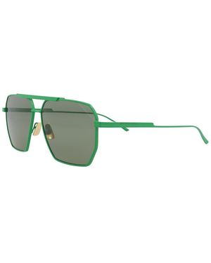 Bottega Veneta Bv1012S 60Mm Sunglasses - Green
