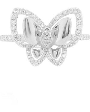 Diana M. Jewels Fine Jewellery 14K 0.39 Ct. Tw. Diamond Half-Eternity Ring - White