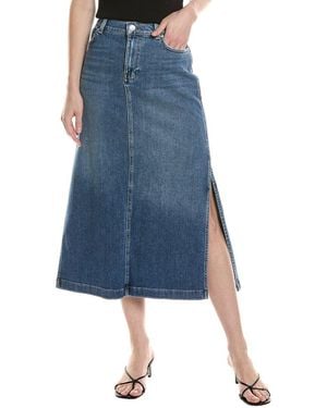 7 For All Mankind Midi Skirt - Blue