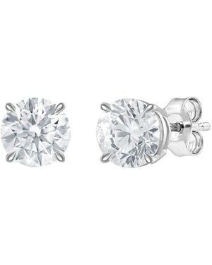 Lab Grown Diamonds 2.00 Ct. Tw. Lab-Grown Diamond 4 Prong Stud Earrings - White
