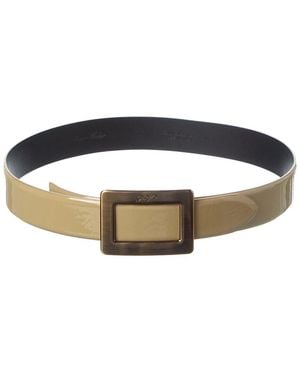 Roger Vivier Belle Patent Belt - Black