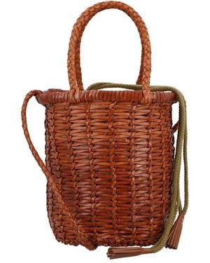 Dragon Diffusion Lina Leather Bucket Bag - Brown