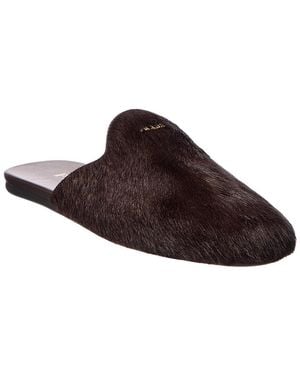 Prada Haircalf Mule - Brown