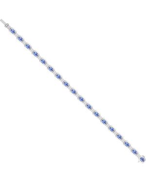 Gregg Ruth 14K 4.83 Ct. Tw. Diamond & Sapphire Bracelet - Metallic