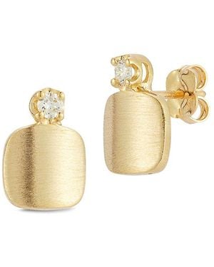 Reiss 14K 0.15 Ct. Tw. Diamond Earrings - Metallic