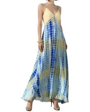 Linda Charm Maxi Dress - Blue