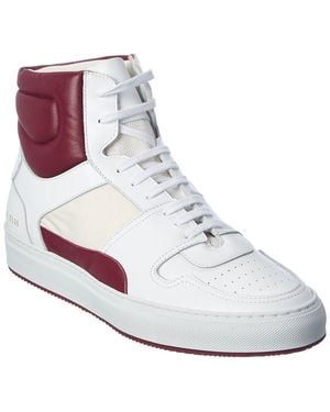 Common Projects Leather High-Top Trainer - White