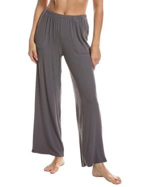 Barefoot Dreams Malibu Collection Ultra Soft Rib Patch Pocket Pant - Gray