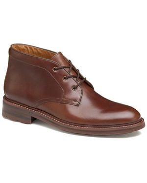 Johnston & Murphy Welch Chukka Leather Boot - Brown
