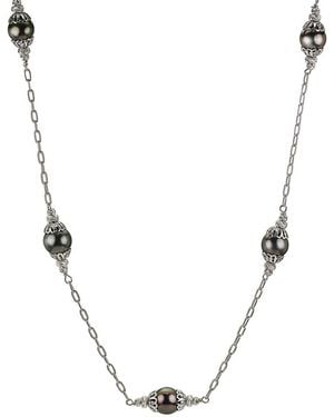 Pearls Imperial 10.5-11Mm Pearl Necklace - Metallic