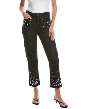 KARL LAGERFELD Pearl Denim Pant - Black
