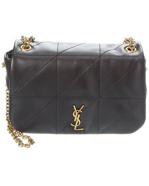 Saint Laurent Jamie 4.3 Mini Leather Chain Shoulder Bag - Grey