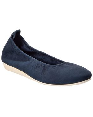 Arche Laius Leather Flat - Blue