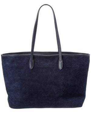 Persaman New York Suede Tote - Blue