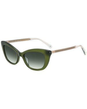 Kate Spade Cat Eye Plastic UV Sunglasses - Green