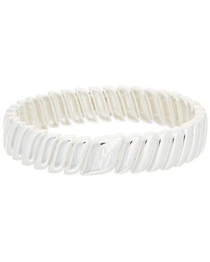 Electric Picks Plated Drift Stretch Bracelet - White