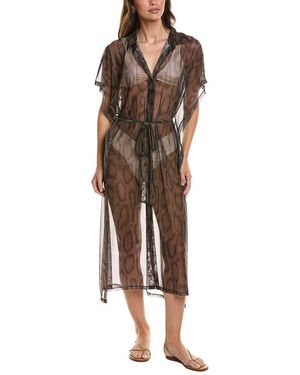 Surf Gypsy Cover-Up Midi Dress - Brown