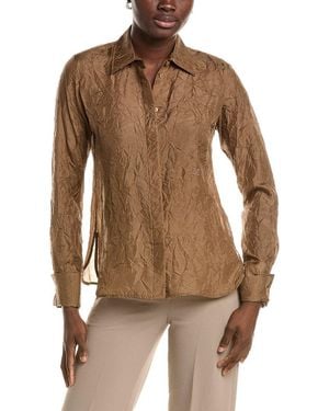 Max Mara Eloisa Silk Shirt - Brown
