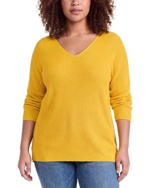 Marina Rinaldi Bangkok Wool-Blend Shirt - Yellow