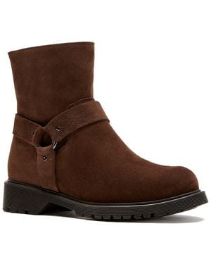 La Canadienne Hyatt Waterproof Suede Bootie - Brown