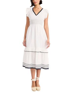 Maggy London Midi Dress - White