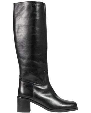 LK Bennett L. K.Bennett Claude Leather Knee Boot - Black