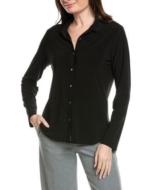 Joseph Ribkoff Button-Front Shirt - Black